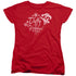 LOONEY TUNES/DAFFY HOLIDAYS - S/S WOMENS TEE - RED