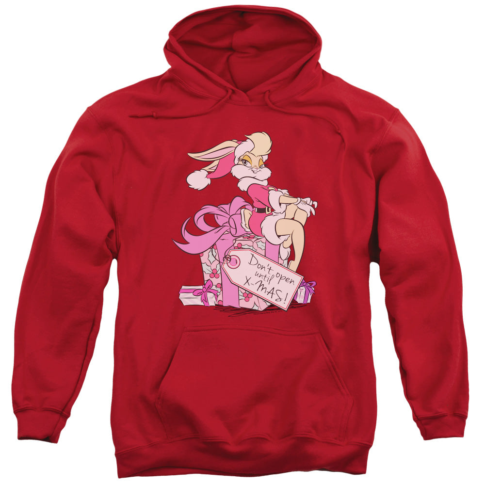 LOONEY TUNES/LOLA PRESENT - ADULT PULLOVER HOODIE - RED