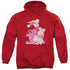 LOONEY TUNES/LOLA PRESENT - ADULT PULLOVER HOODIE - RED