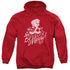 LOONEY TUNES/MERRY TWEETY - ADULT PULLOVER HOODIE - RED