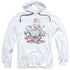 LOONEY TUNES/HOLIDAY SKETCH - ADULT PULLOVER HOODIE - WHITE