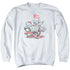 LOONEY TUNES/HOLIDAY SKETCH - ADULT CREWNECK SWEATSHIRT - WHITE