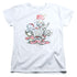 LOONEY TUNES/HOLIDAY SKETCH - S/S WOMENS TEE - WHITE