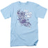 LOONEY TUNES/YOU SLEIGH ME - S/S ADULT 18/1 - LIGHT BLUE