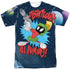 LOONEY TUNES/DISINTERGRATE (FRONT/BACK PRINT) - S/S ADULT POLY CREW - MULTI