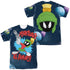 LOONEY TUNES/DISINTERGRATE (FRONT/BACK PRINT) - S/S ADULT POLY CREW - MULTI