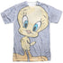 LOONEY TUNES/TWEETY GIRL (FRONT/BACK PRINT) - S/S ADULT POLY CREW - MULTI