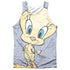 LOONEY TUNES/TWEETY GIRL (FRONT/BACK PRINT) - ADULT POLY TANK TOP - MULTI