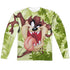 LOONEY TUNES/TAZ (FRONT/BACK PRINT) - L/S ADULT POLY CREW  - MULTI