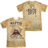 LOONEY TUNES/WANTED (FRONT/BACK PRINT) - S/S ADULT POLY CREW - MULTI