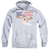LOONEY TUNES/TAZ FOR PREZ 3 - ADULT PULLOVER HOODIE - ATHLETIC HEATHER