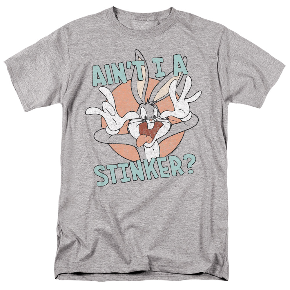 LOONEY TUNES/AINT I A STINKER - S/S ADULT 18/1 - ATHLETIC HEATHER