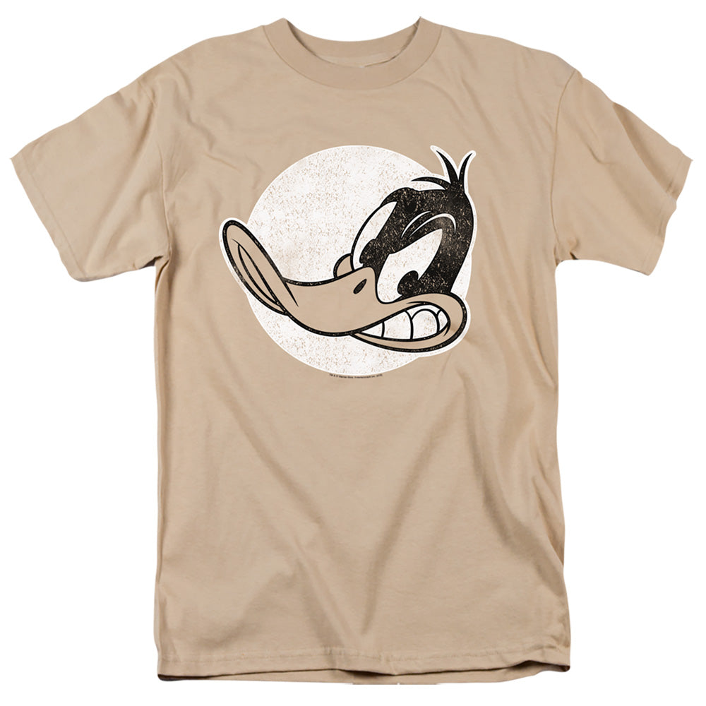 LOONEY TUNES/DAFFY VINTAGE BADGE - S/S ADULT 18/1 - SAND