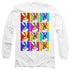 LOONEY TUNES/BUGS TILES - L/S ADULT 18/1 - WHITE