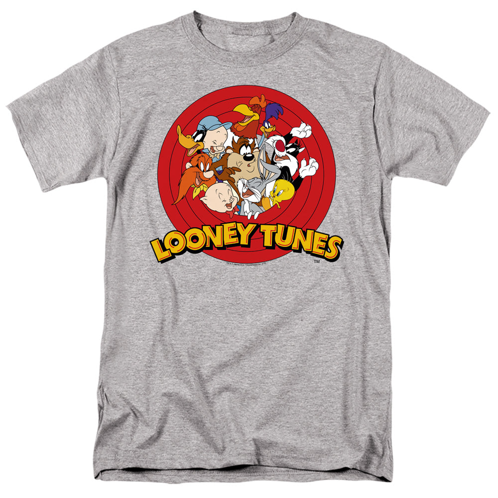 LOONEY TUNES/GROUP - S/S ADULT 18/1 - ATHLETIC HEATHER