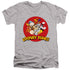 LOONEY TUNES/GROUP - S/S ADULT V-NECK 30/1 - ATHLETIC HEATHER