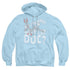 LOONEY TUNES/WHATS UP - ADULT PULLOVER HOODIE - LIGHT BLUE