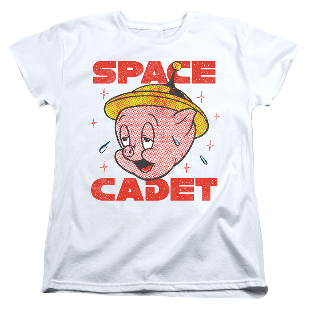 LOONEY TUNES/SPACE GHOST - S/S WOMENS TEE - WHITE