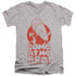 LOONEY TUNES/COME AT ME - S/S ADULT V-NECK 30/1 - ATHLETIC HEATHER