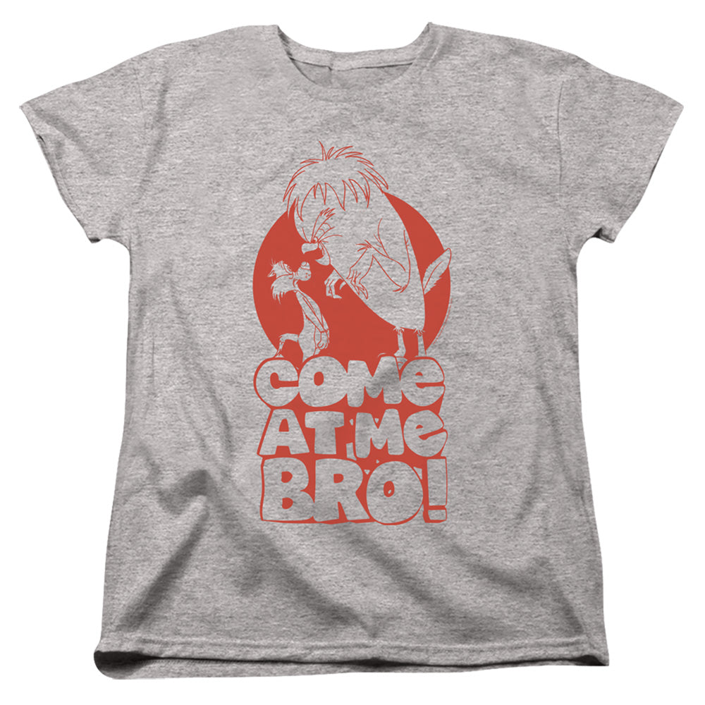 LOONEY TUNES/COME AT ME - S/S WOMENS TEE - ATHLETIC HEATHER