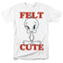LOONEY TUNES/FELT CUTE - S/S ADULT 18/1 - WHITE