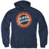 LOONEY TUNES/MERRIE LOGO - ADULT PULLOVER HOODIE - NAVY