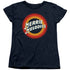 LOONEY TUNES/MERRIE LOGO - S/S WOMENS TEE - NAVY