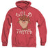 LOONEY TUNES/WILD THING KID - ADULT HEATHER HOODIE - RED