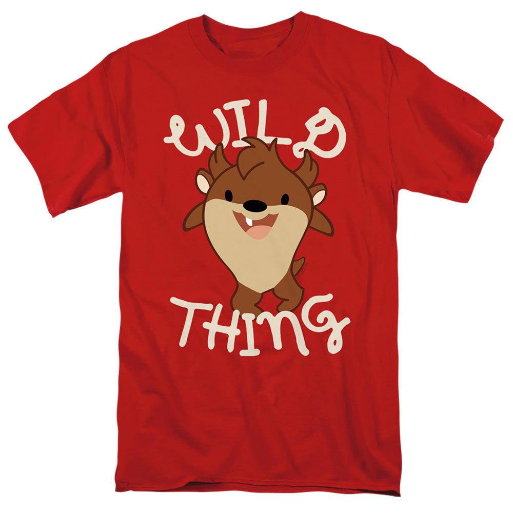LOONEY TUNES/WILD THING KID - S/S ADULT 18/1 - RED