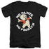 LOONEY TUNES/NO PANTS - S/S ADULT V-NECK 30/1 - BLACK