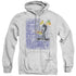 LOONEY TUNES/GRAFFITI DUCK - ADULT PULLOVER HOODIE - ATHLETIC HEATHER