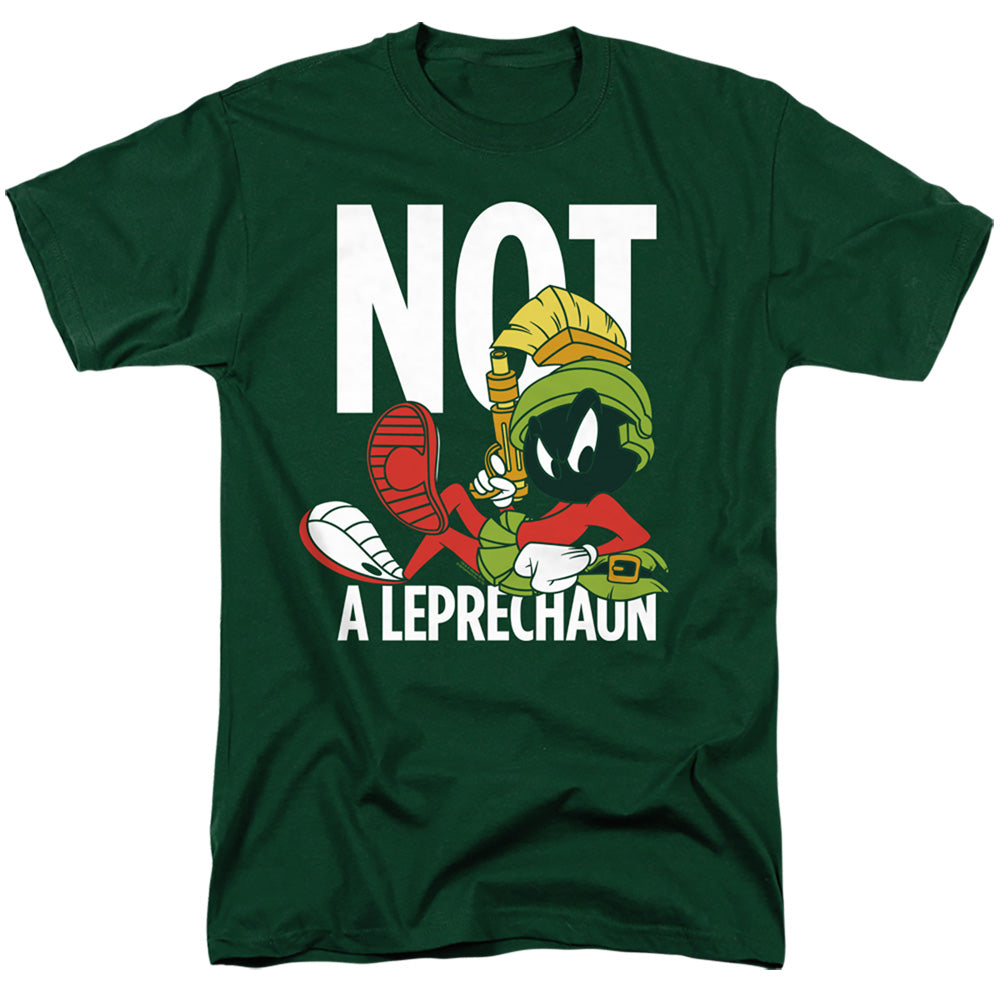 LOONEY TUNES/NOT A LEPRECHAUN - S/S ADULT 18/1 - HUNTER GREEN