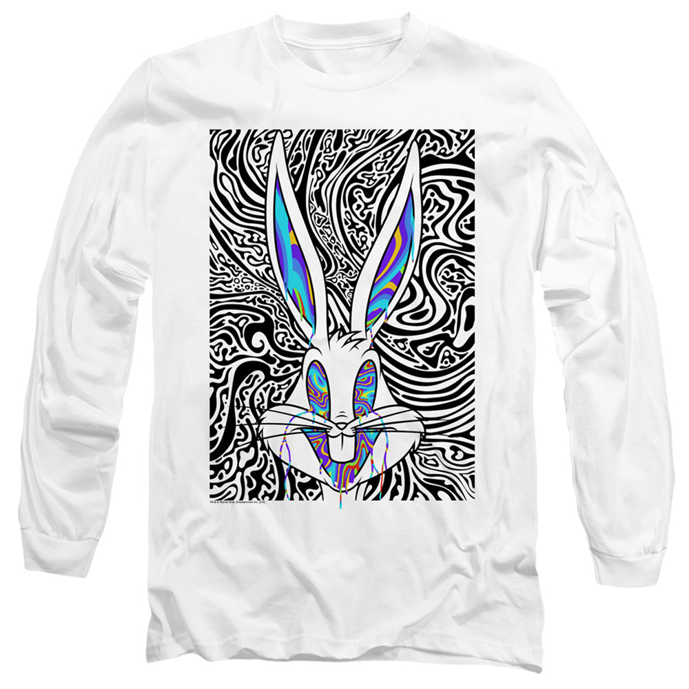 LOONEY TUNES/WILD BUGS - L/S ADULT 18/1 - WHITE