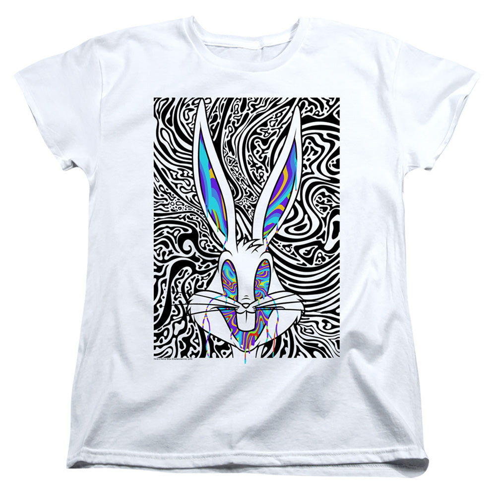 LOONEY TUNES/WILD BUGS - S/S WOMENS TEE - WHITE