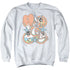 LOONEY TUNES/SCREEN STARS - ADULT CREWNECK SWEATSHIRT - WHITE