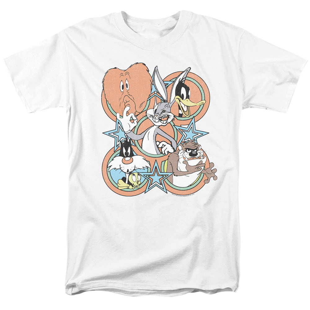 LOONEY TUNES/SCREEN STARS - S/S ADULT 18/1 - WHITE