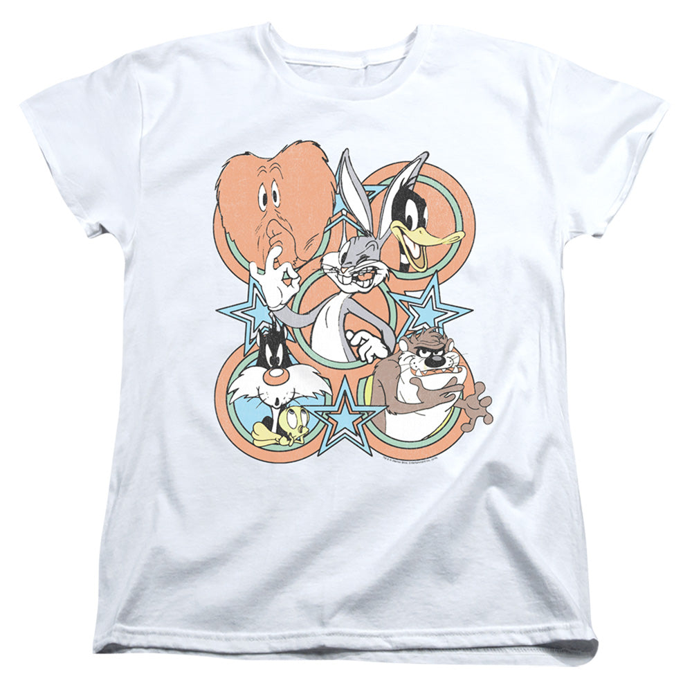 LOONEY TUNES/SCREEN STARS - S/S WOMENS TEE - WHITE