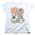 LOONEY TUNES/SCREEN STARS - S/S WOMENS TEE - WHITE