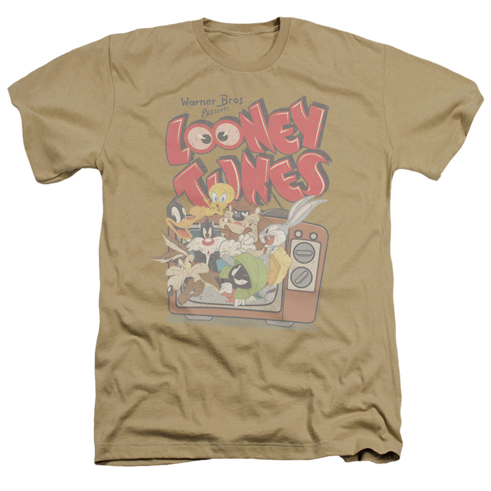 LOONEY TUNES/SATURDAY MORNINGS - ADULT HEATHER - SAND