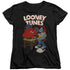 LOONEY TUNES/DJ LOONEY TUNES - S/S WOMENS TEE - BLACK