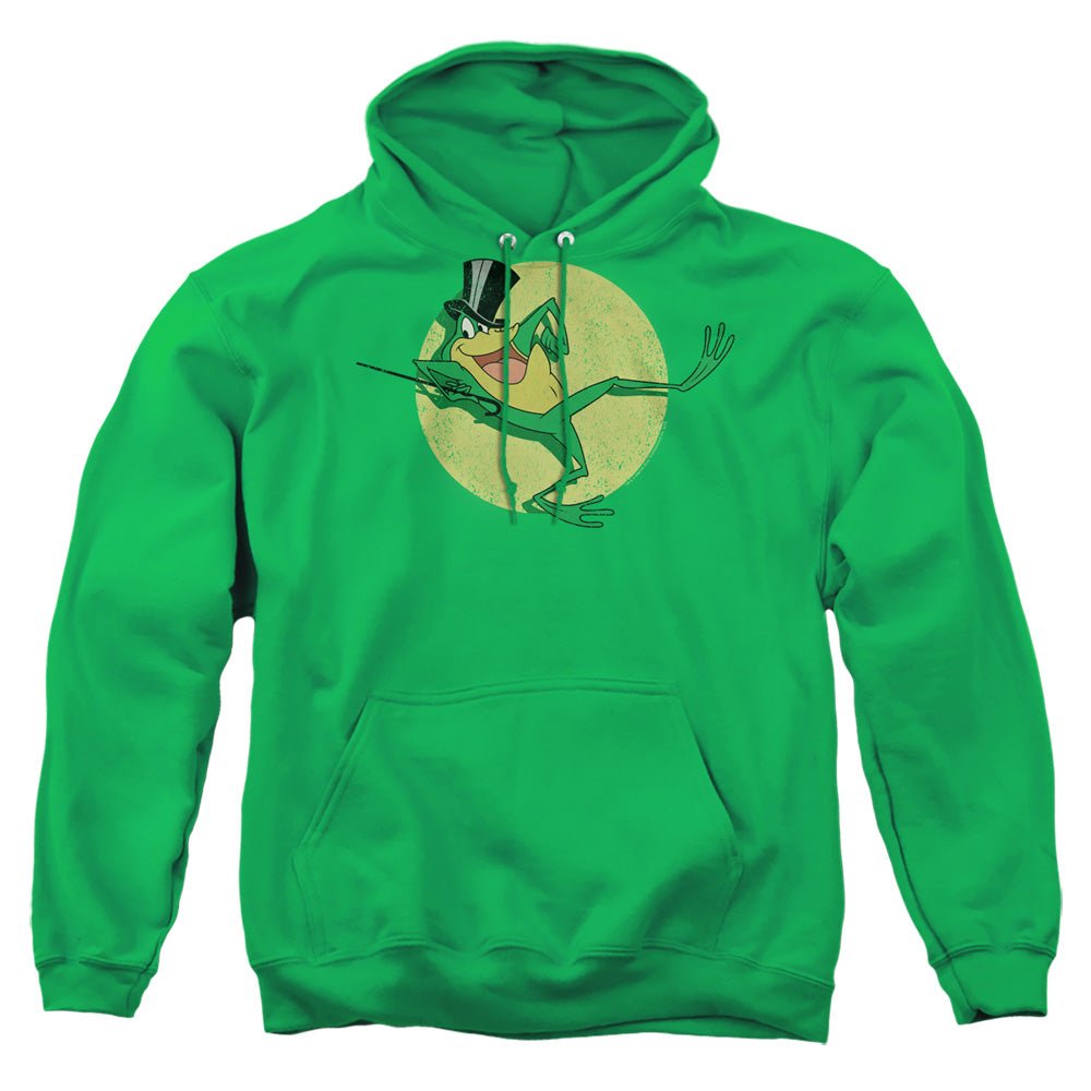 LOONEY TUNES/HELLO MY BABY - ADULT PULLOVER HOODIE - KELLY GREEN