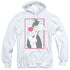 LOONEY TUNES/SYLVESTER - ADULT PULLOVER HOODIE - WHITE