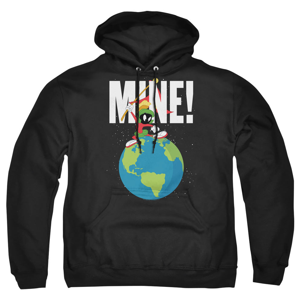 LOONEY TUNES/MINE - ADULT PULLOVER HOODIE - BLACK