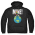 LOONEY TUNES/MINE - ADULT PULLOVER HOODIE - BLACK