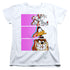 LOONEY TUNES/TILES - S/S WOMENS TEE - WHITE