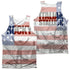 ROCKY/AMERICA (FRONT/BACK PRINT) - ADULT POLY TANK TOP - MULTI