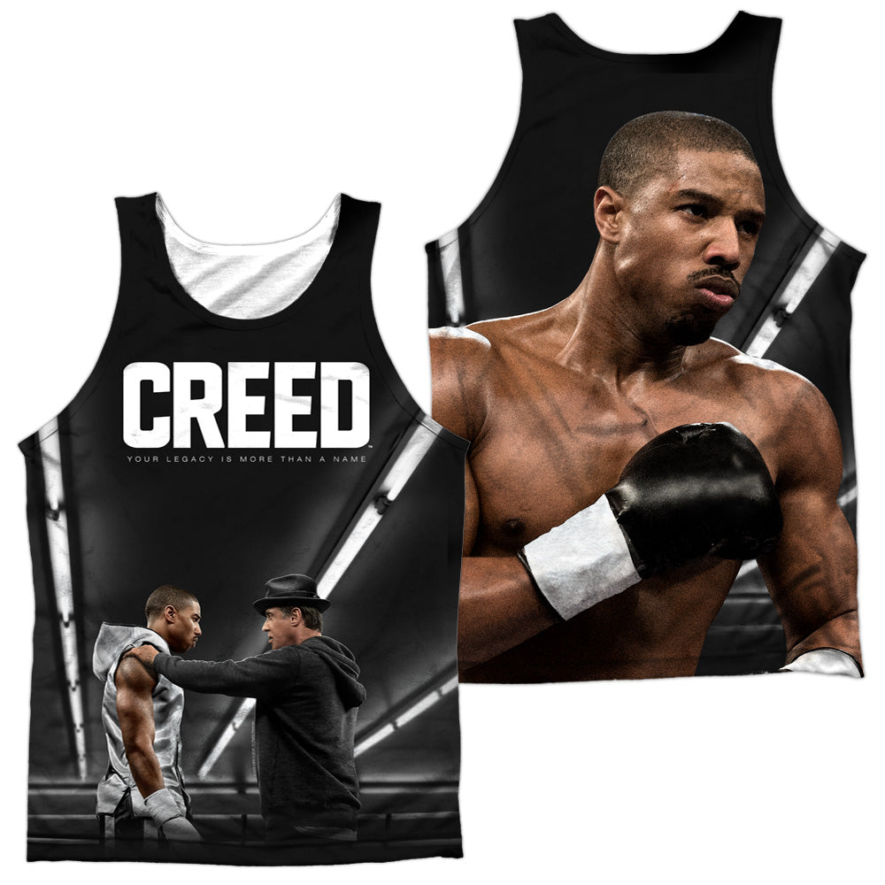 CREED/POSTER (FRONT/BACK PRINT) - ADULT POLY TANK TOP - MULTI