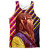 TEEN WOLF/WOLF RAYS (FRONT/BACK PRINT) - ADULT POLY TANK TOP - MULTI