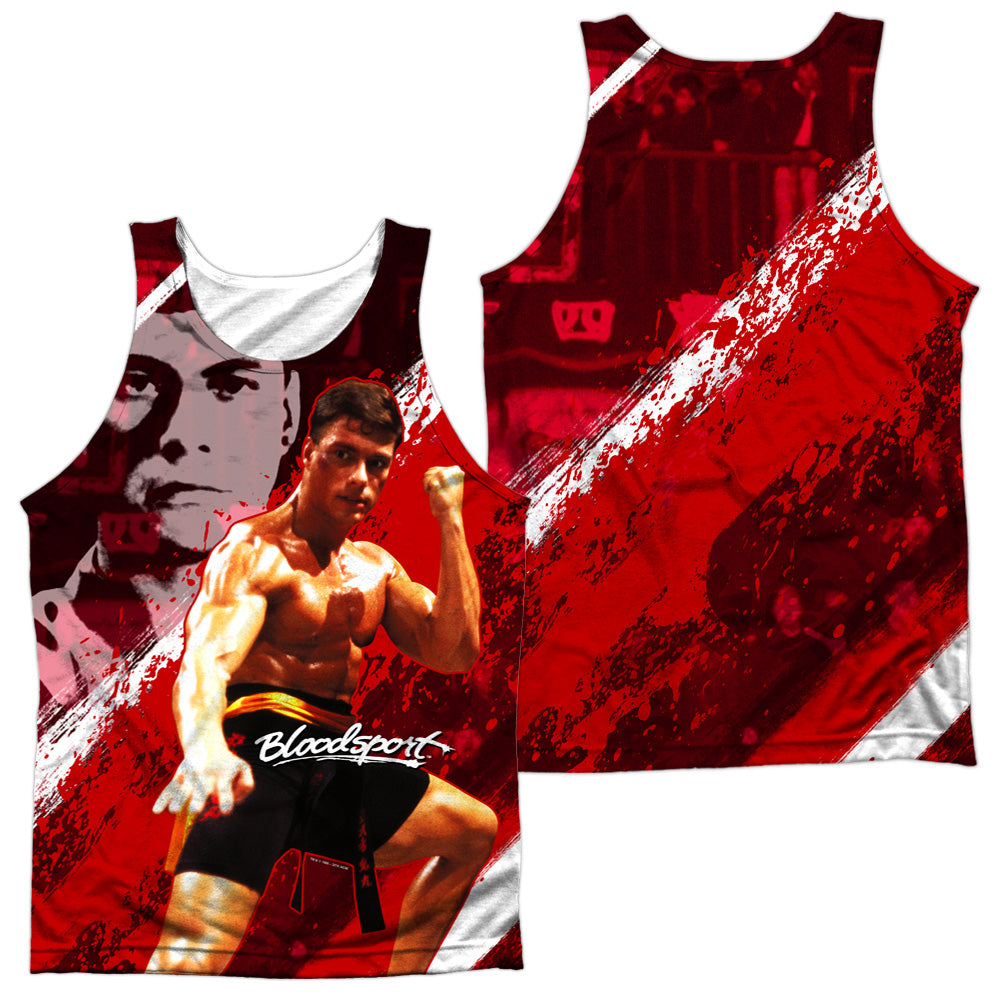 BLOODSPORT/FIGHT OF YOUR LIFE (FRONT/BACK PRINT) - ADULT POLY TANK TOP - MULTI