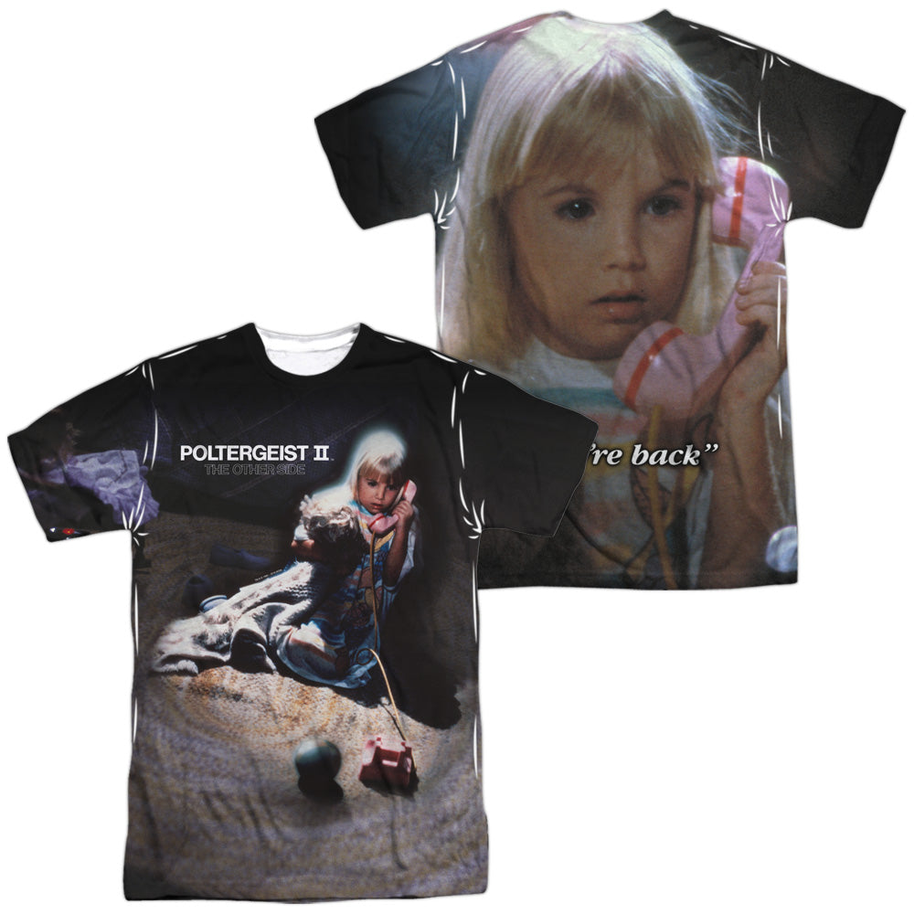 POLTERGEIST II/POSTER (FRONT/BACK PRINT) - S/S ADULT POLY CREW - MULTI